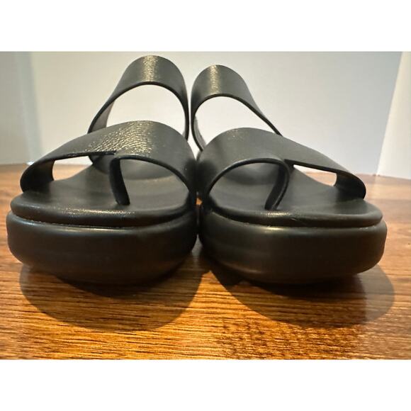 Naturalizer Genn Drift 2 Leather Slide Sandals - Size 8.5 Comfort Footwear - Picture 4 of 9
